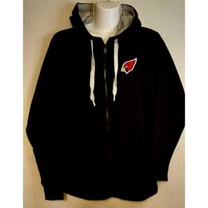 Arizona Cardinals Antigua Victory Full-Zip Black Hoodie Men's Medium